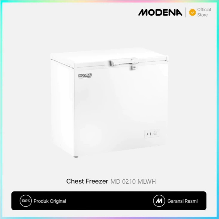 MODENA Chest Freezer MD 0110 MLWH & MD 0210 MLWH (100 & 200L) / Freezer Box Modena