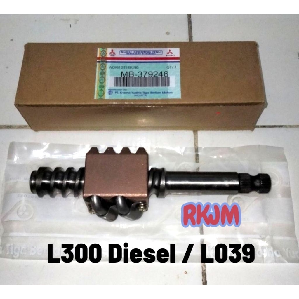 WORM STEERING SETIR STERING PINION ULIR STIR L300 DIESEL NEW 2500cc / L039 | MB379246