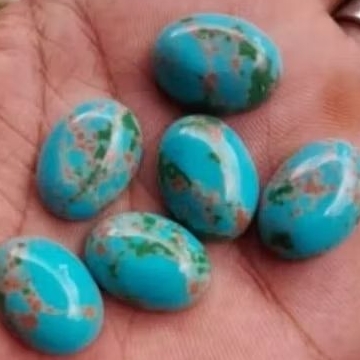 batu akik pirus mesir gradasi triwarna ajib