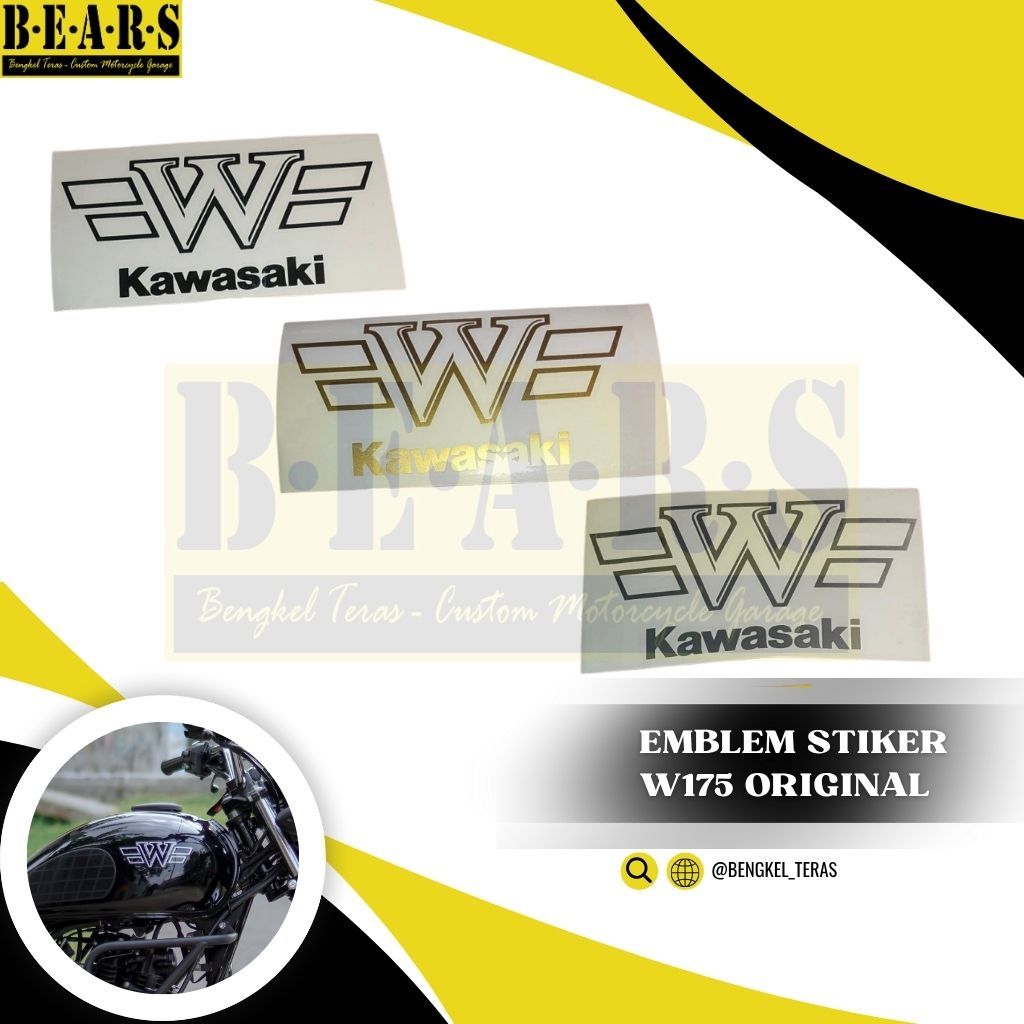 cutting sticker W175 Black style Edition