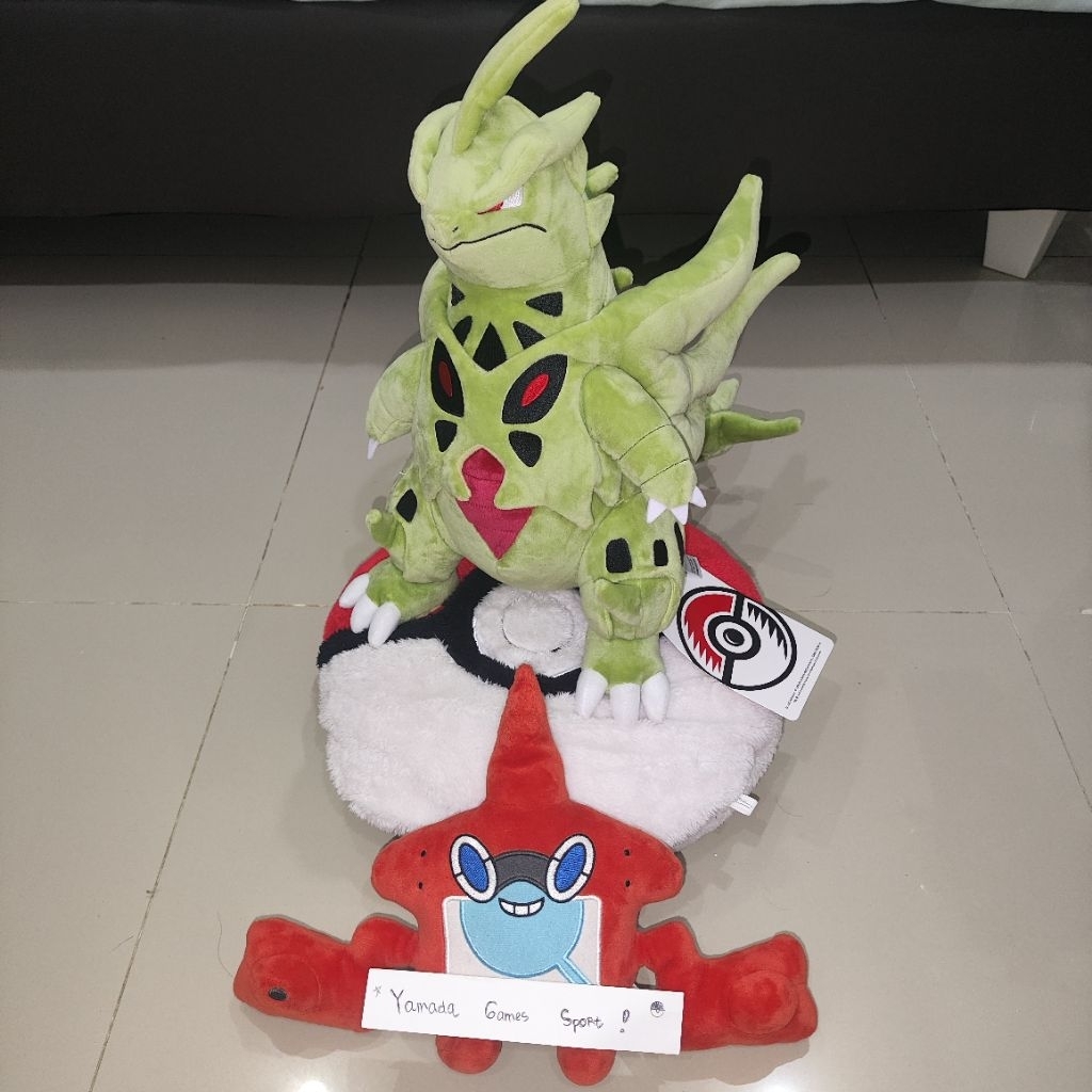 BONEKA PLUSHIE POKEMON CENTER MEGA TYRANITAR 2025 PLUSH DOLL POKCEN POCKET MONSTER ORIGINAL Boneka P
