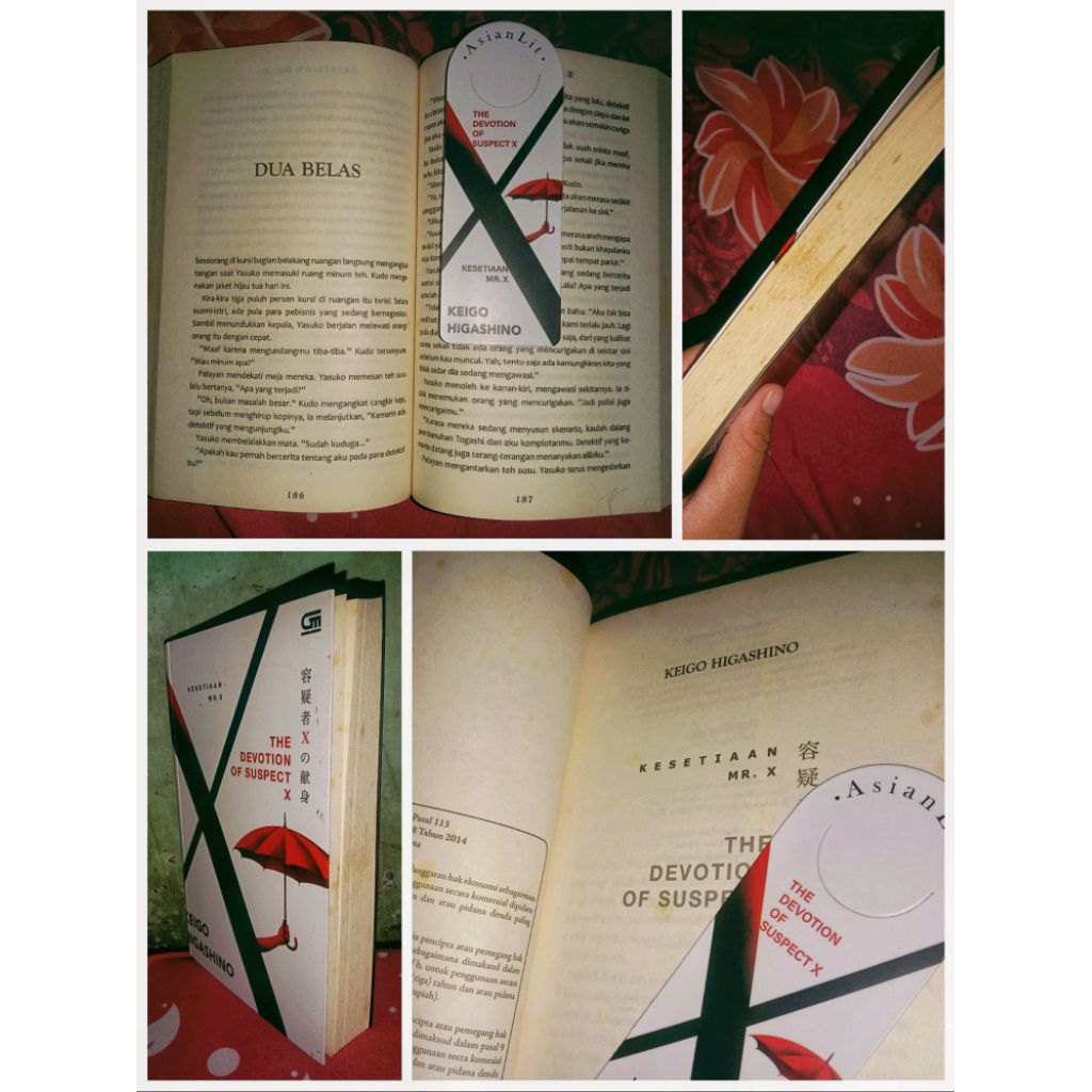 ORIGINAL NOVEL PRELOVED - KESETIAAN MR.X by KEIGO HIGASHINO