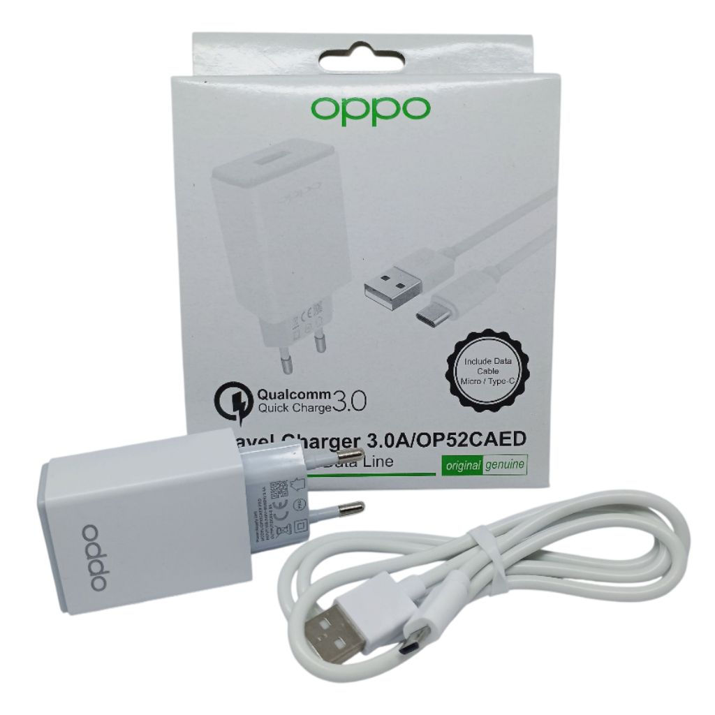 CHARGER CASAN OPPO A15 A16E A16K MICRO ORI