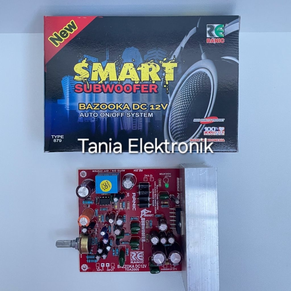 [BARU] KIT SUBWOOFER SMART BAZOOKA DC 12V