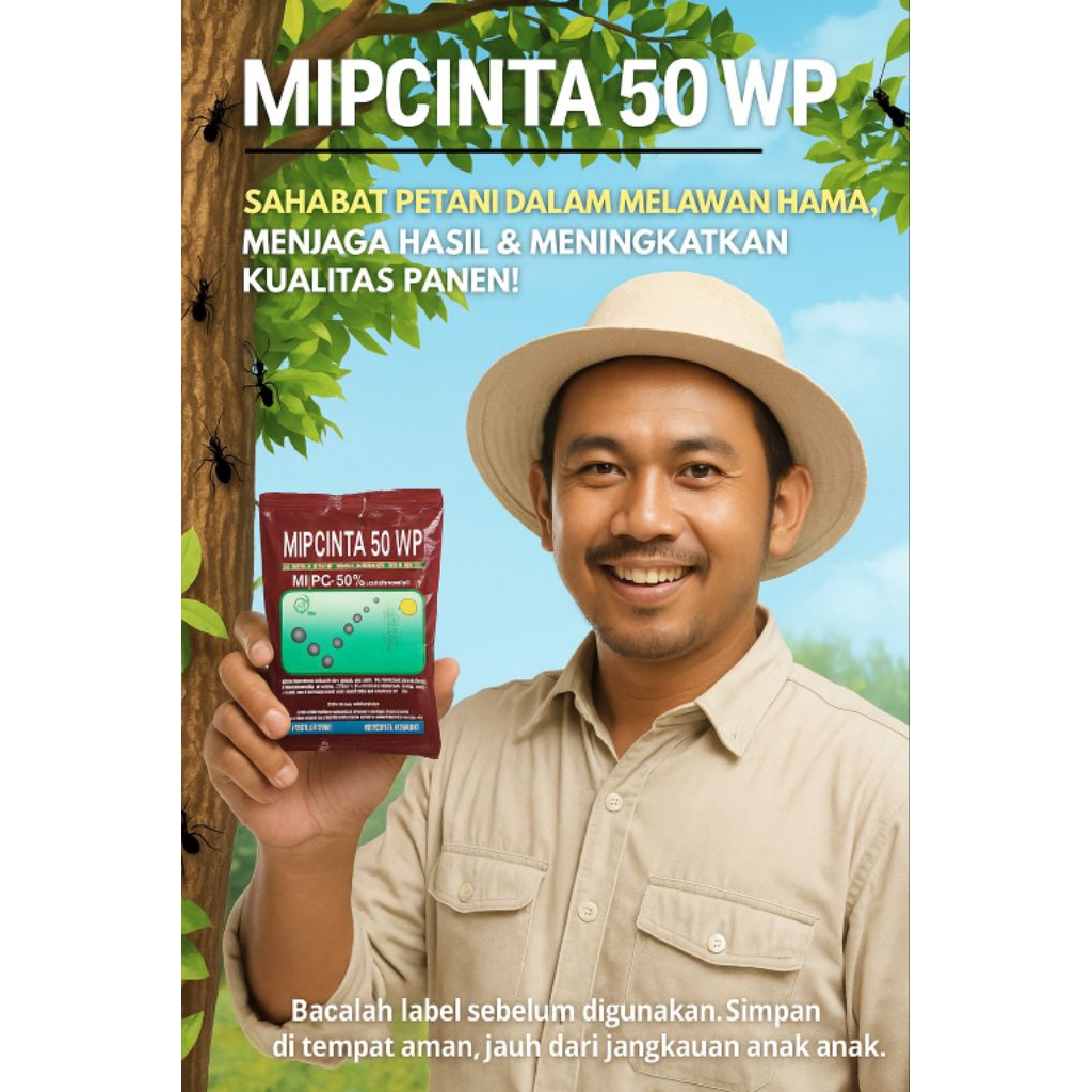 MIPCINTA 50 WP obat semut ampuh obat hama