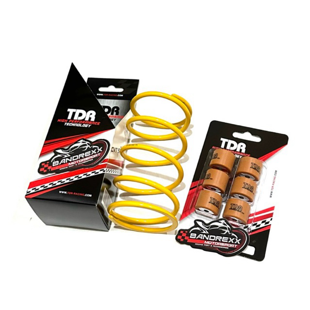 Paket Per CVT TDR + Roller TDR For Yamaha Xmax-Xmax Connected