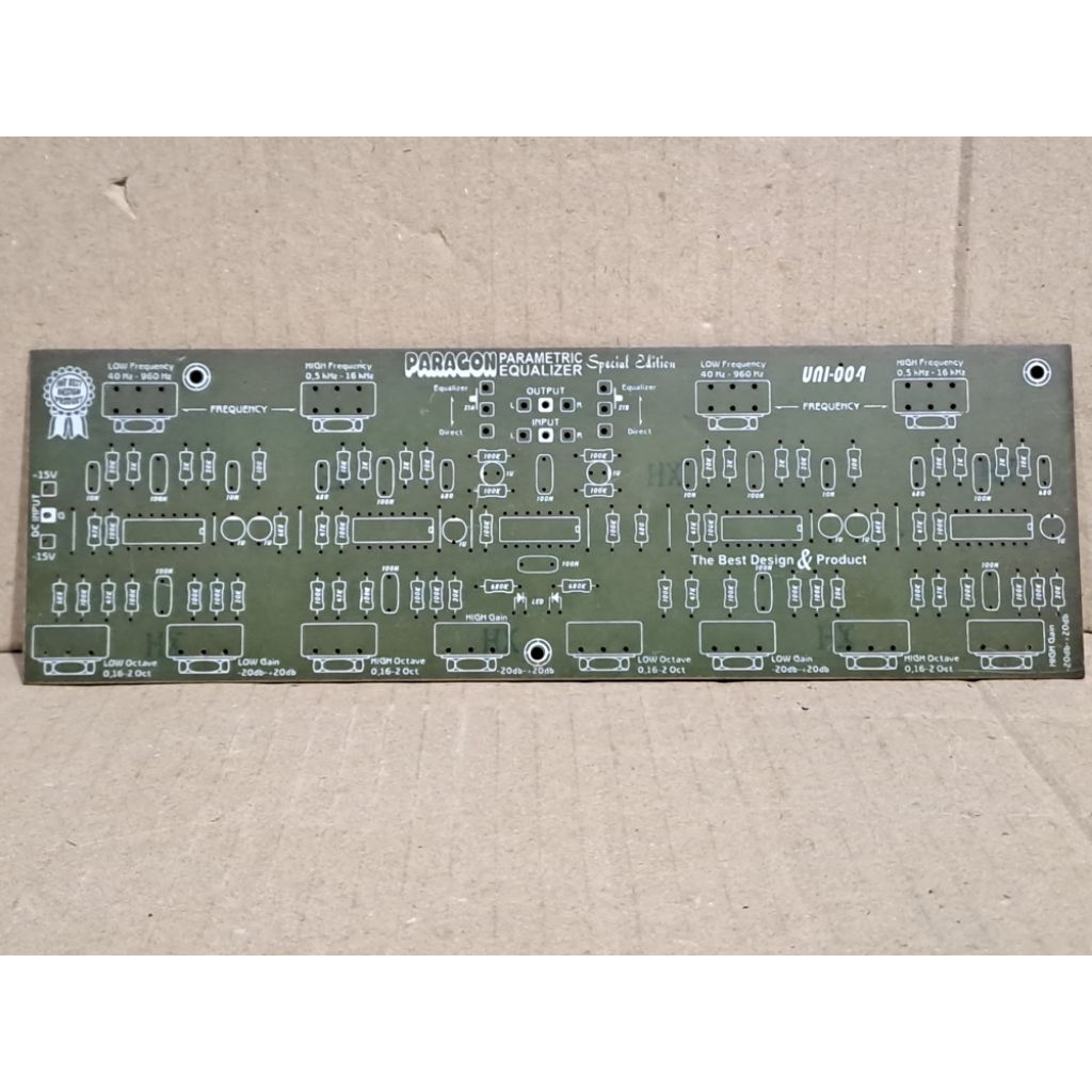 PCB Super Tone Stereo Parametric Equalizer Special Edition * Promo *