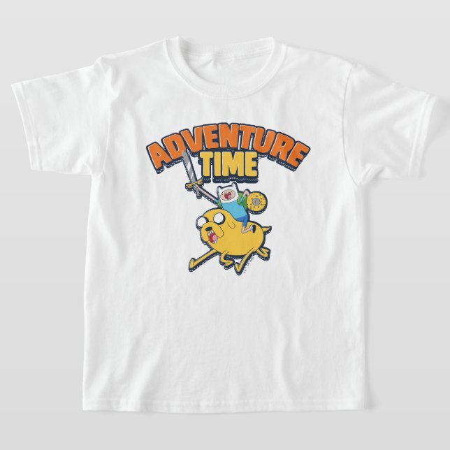 Kaos Anak Adventure Time Finn Riding Jake T-Shirt