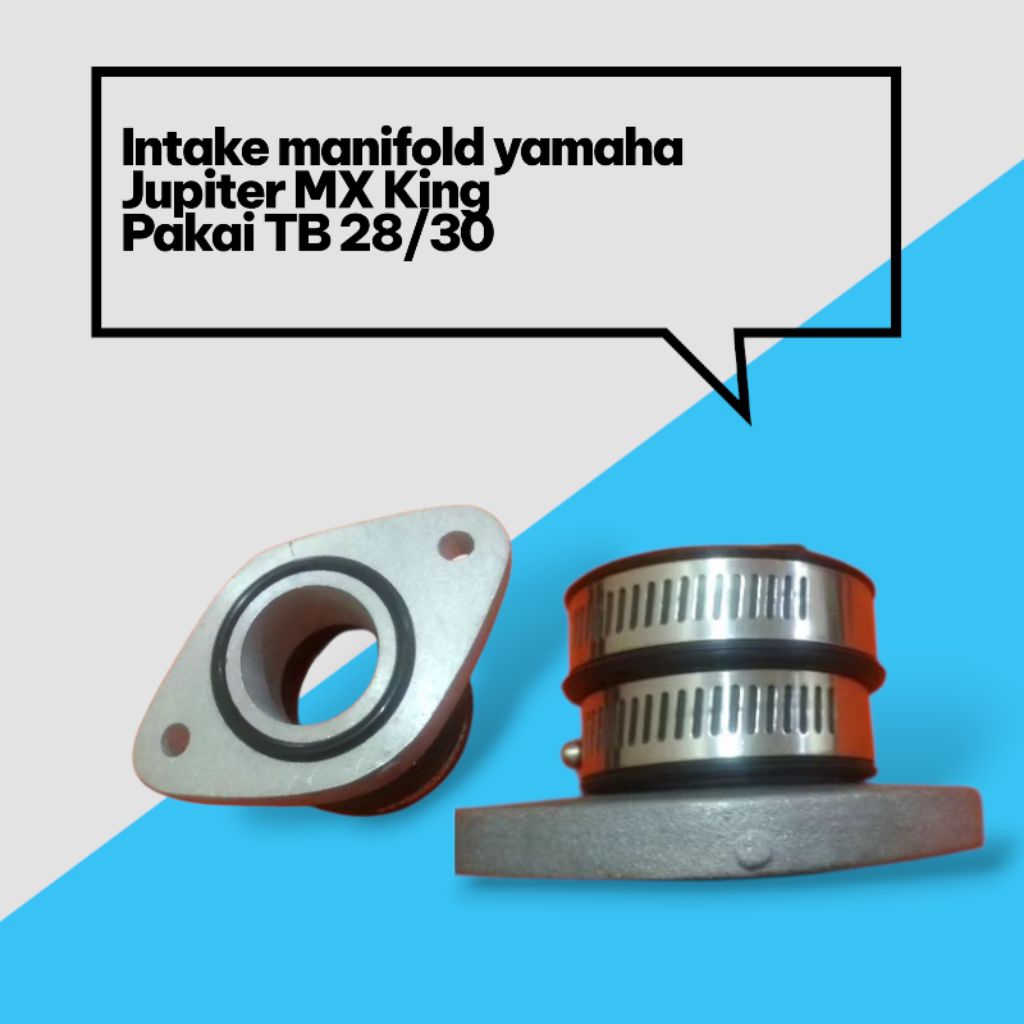Intake manifold yamaha Jupiter MX King pakai TB 28/30