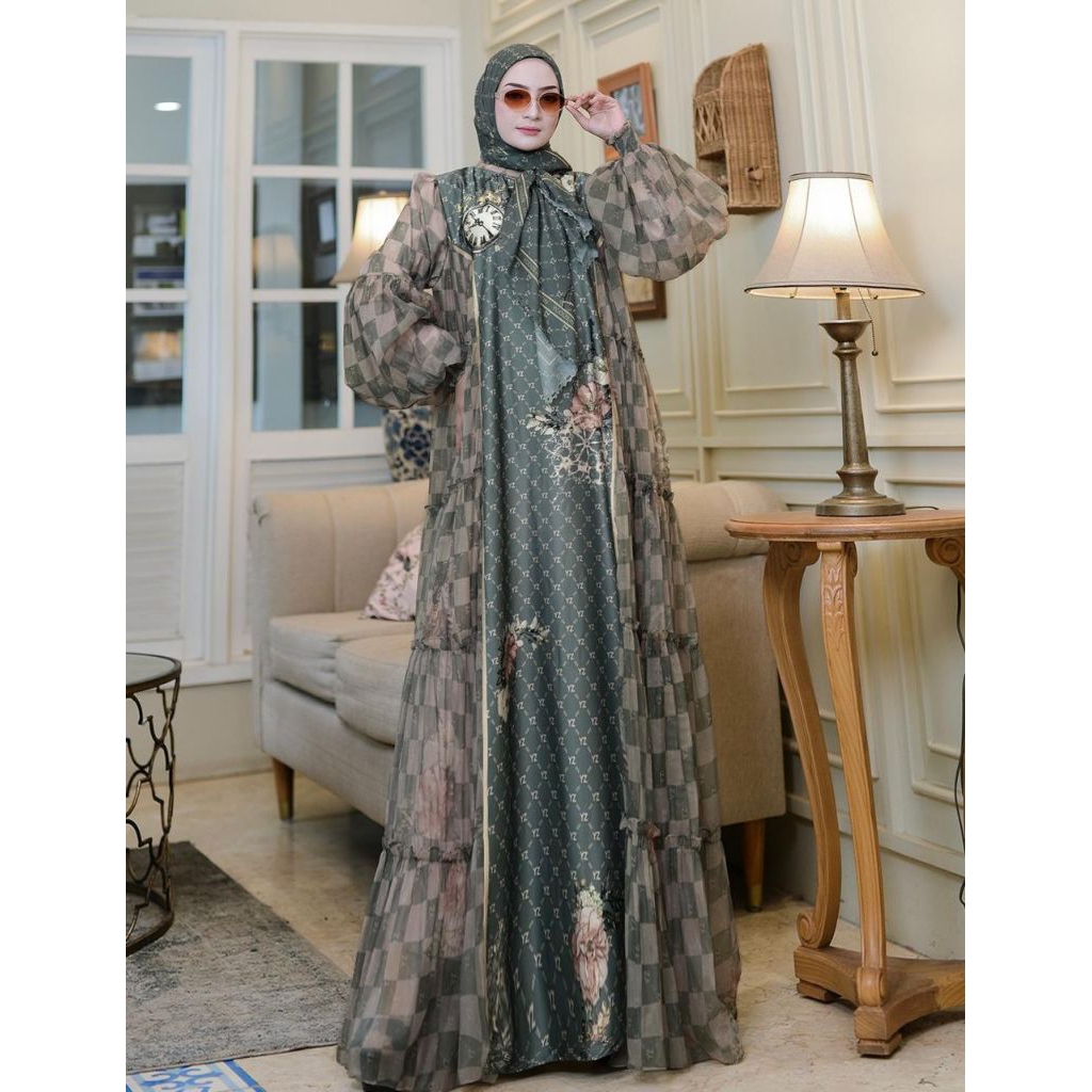 Gamis Syari Mewah Grace Series By Yodizen / Gamis Syari Kekinian / Gamis Syari Cantik