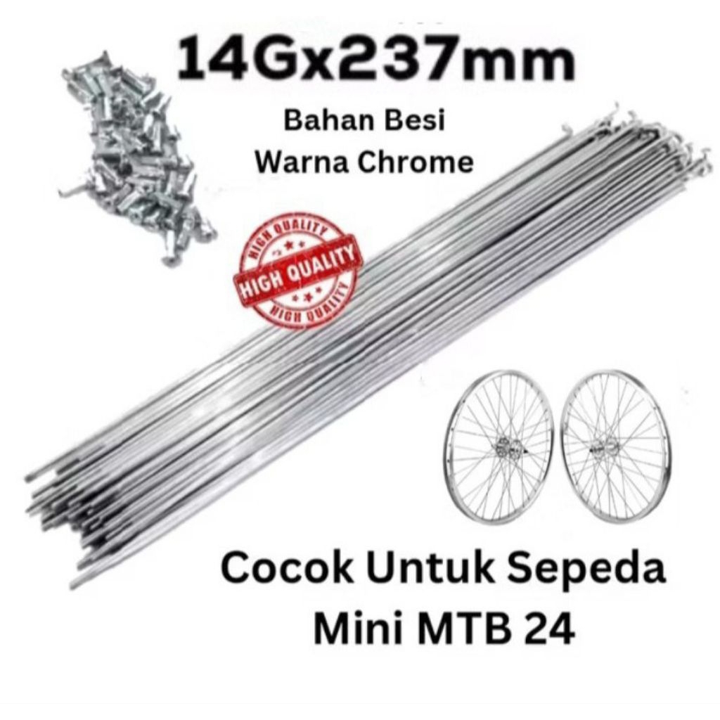 RUJI / JARI / SPOKE SEPEDA UKURAN 24