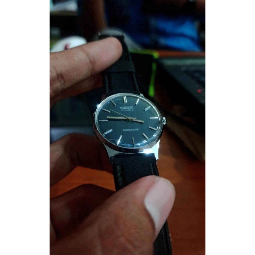 Jam Samson Manual Winding Minus Kaca Retak