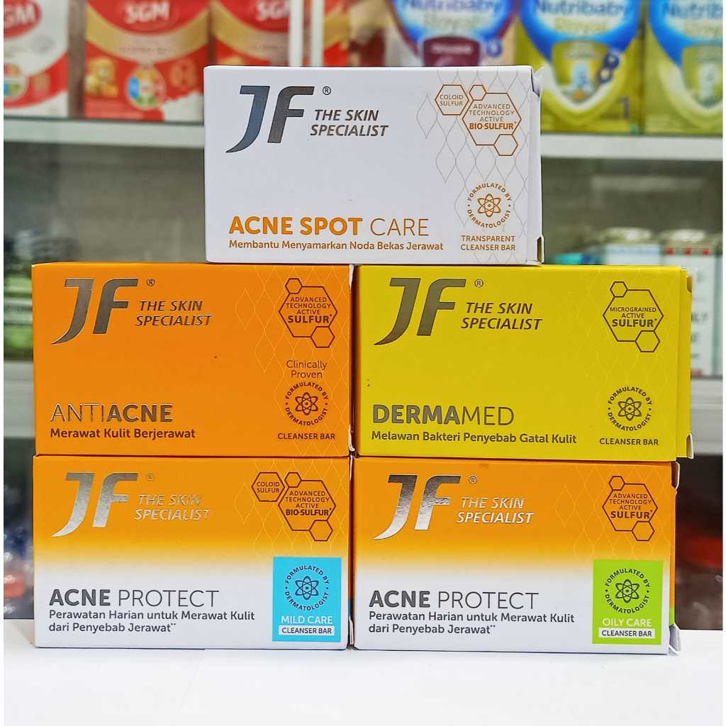 JF THE SKIN SPECIALIST BAR SOAP (SABUN BATANG 65GR KECIL) - MENGATASI JERAWAT DAN PORI TERSUMBAT