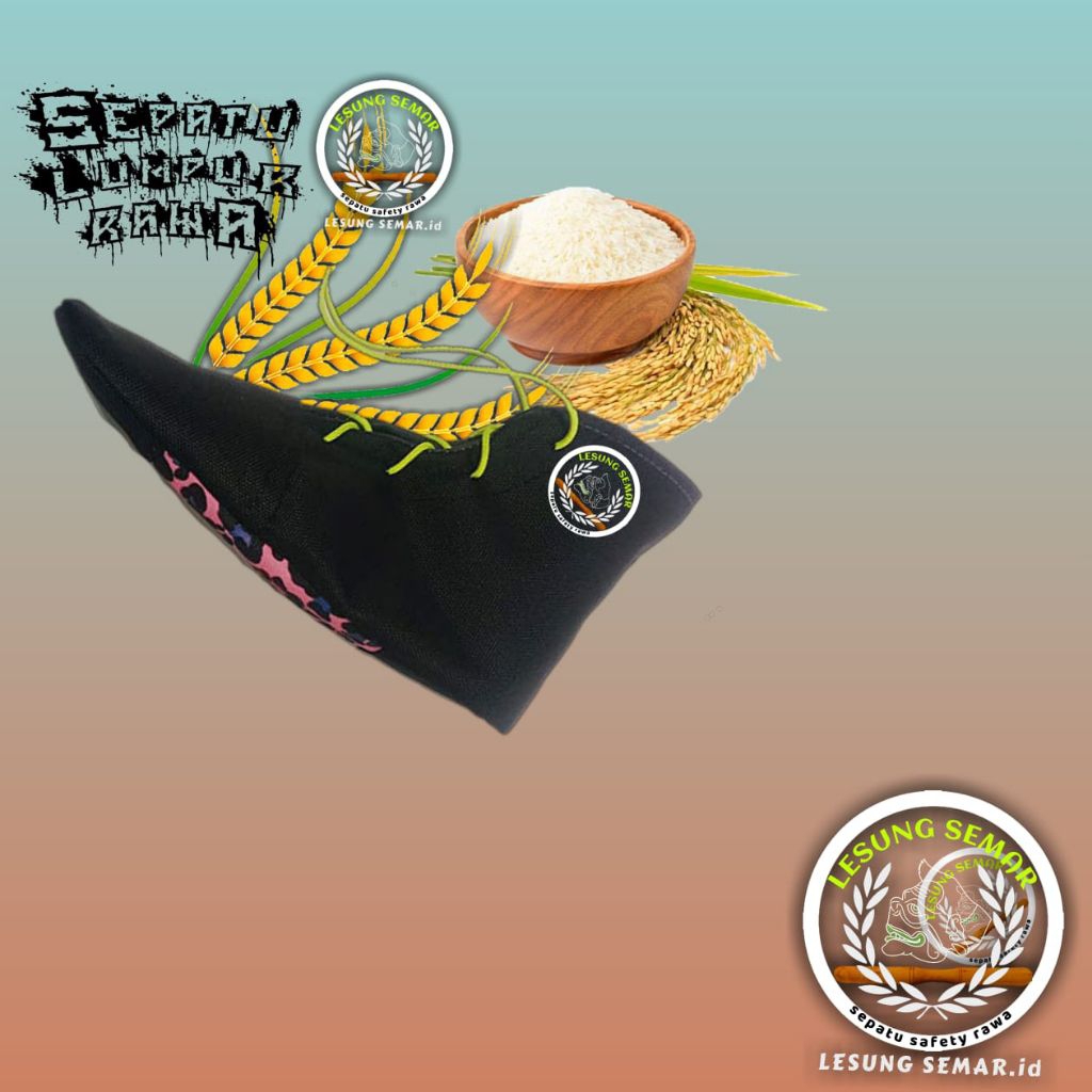 Sepatu sawah anti keong sepatu nelayan sepatu kebun sepatu boot lumpur Shoes Kerja boots koboi winte