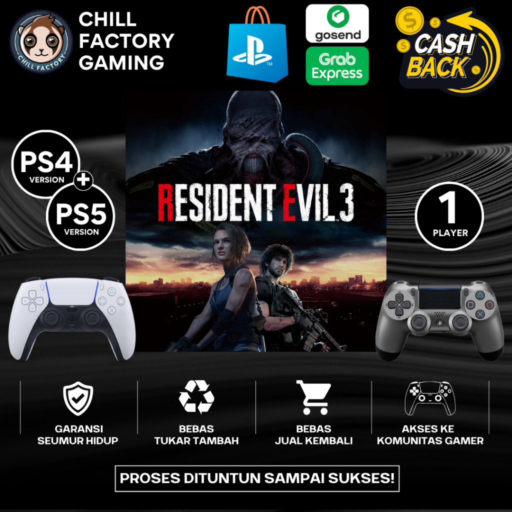 Resident Evil 3 Remake PS4 PS5 - Standard / Deluxe Edition / BD PS4 PS5