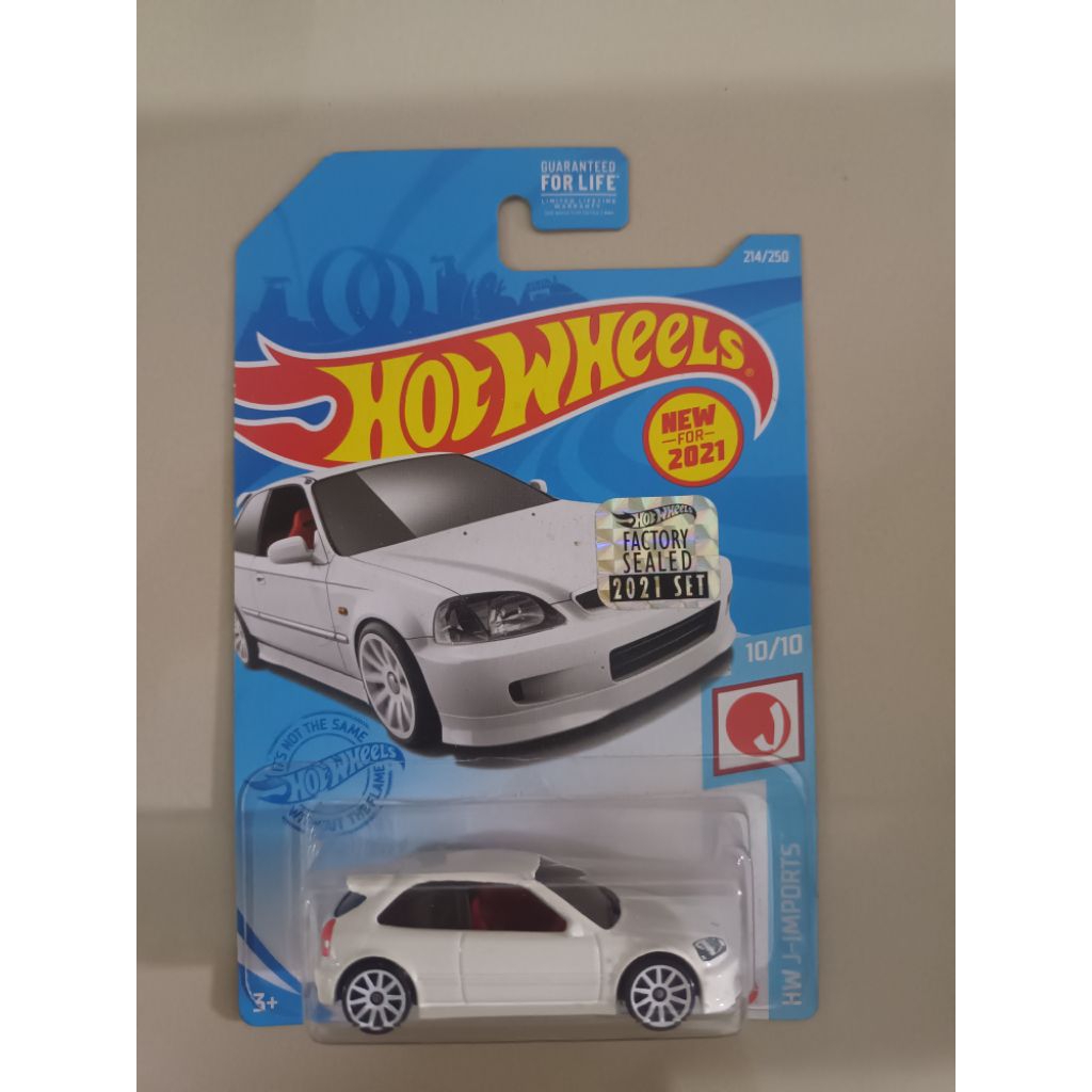 HW Honda Civic Type R EK9 "white" (Factory Sealed 2021 SET)