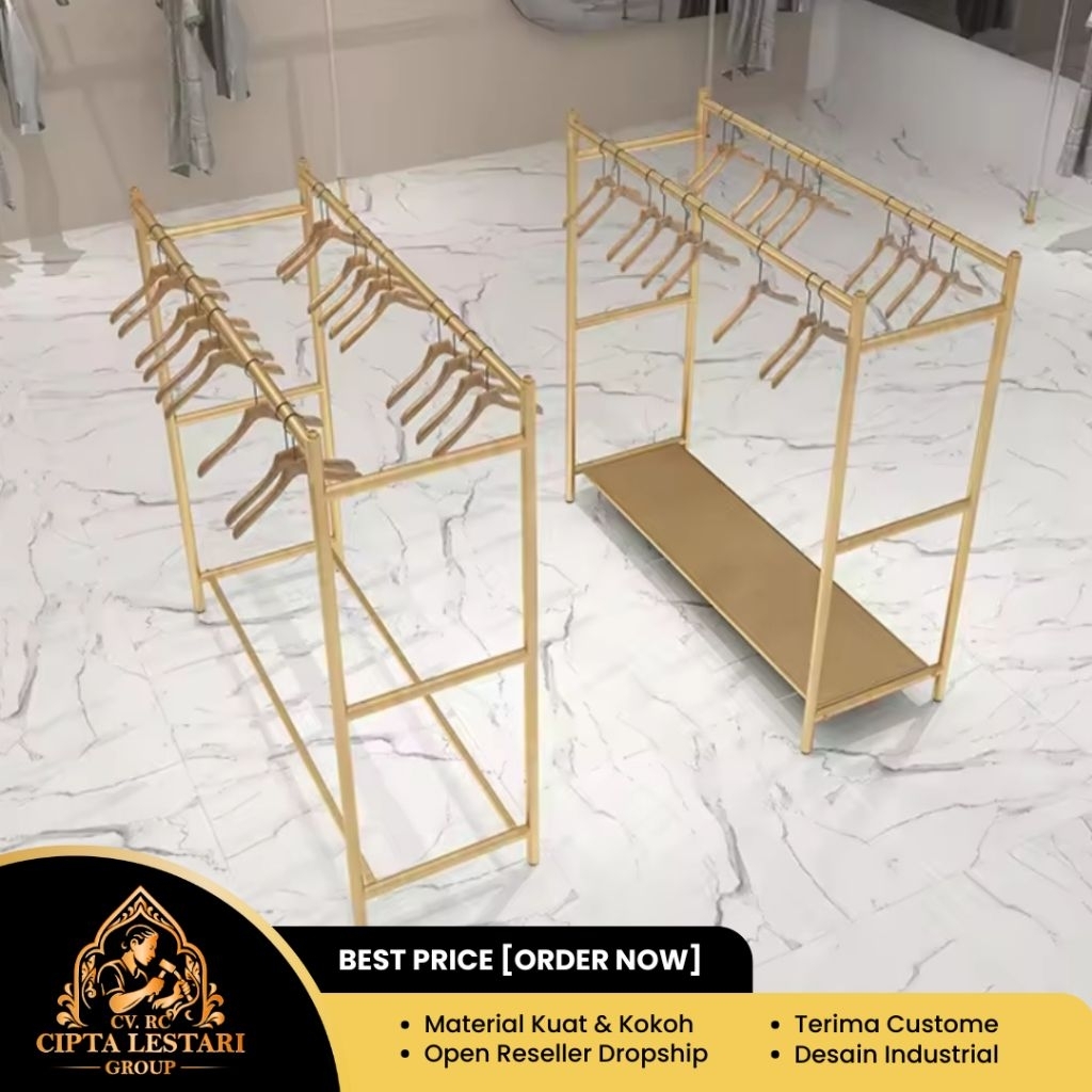 Rak Baju Store Butik Rak Baju Display