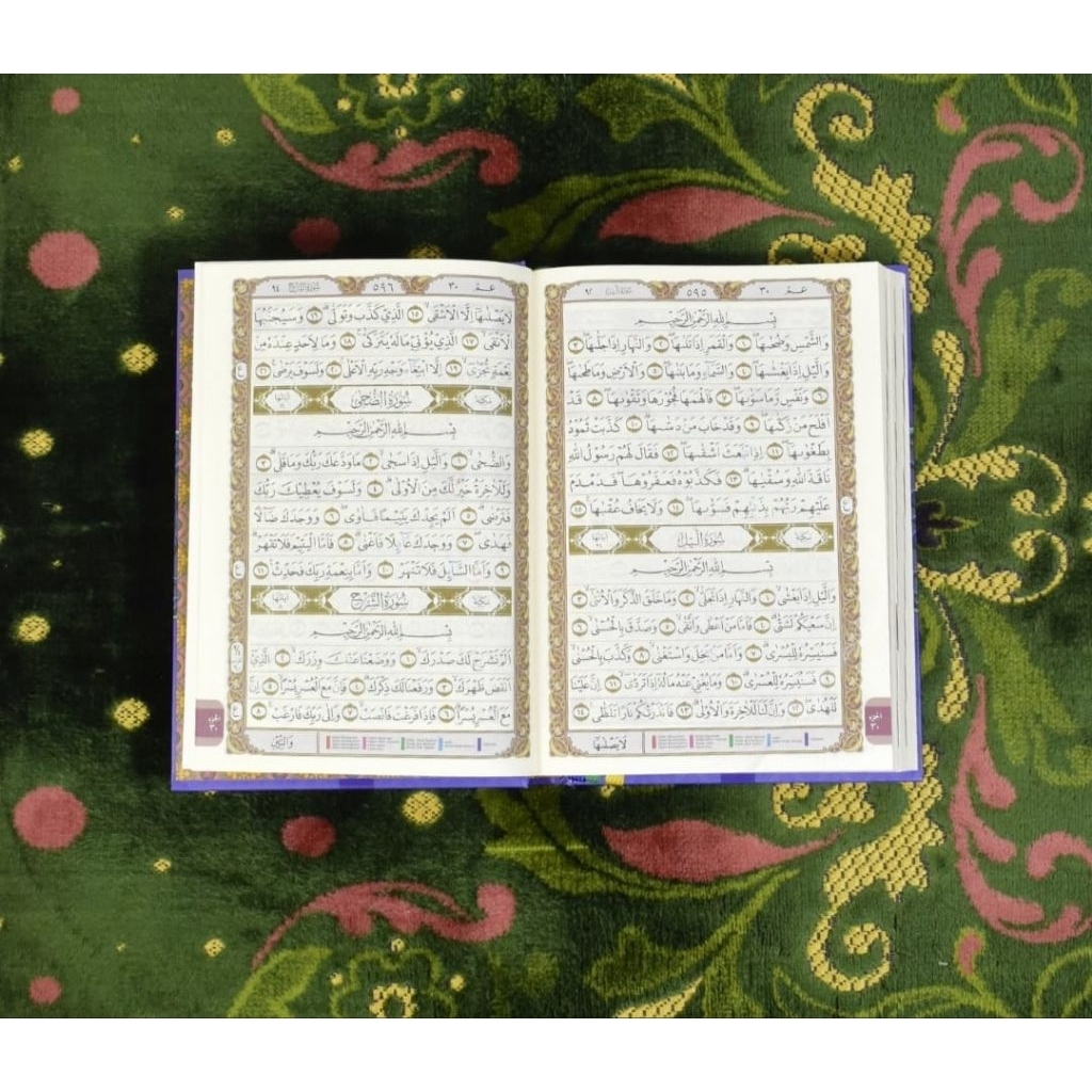 AlQuran Karim Tajwid Warna A5 Sedang