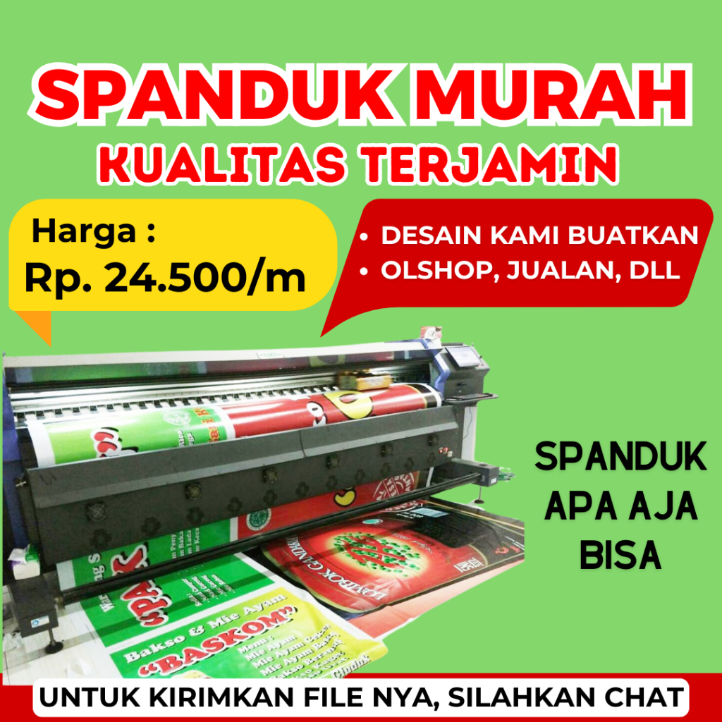 Spanduk Murah Berkualitas / Spanduk Olshop, Toko, Kedai, Sarapan Pagi, Konter, Laundry, Ulang Tahun