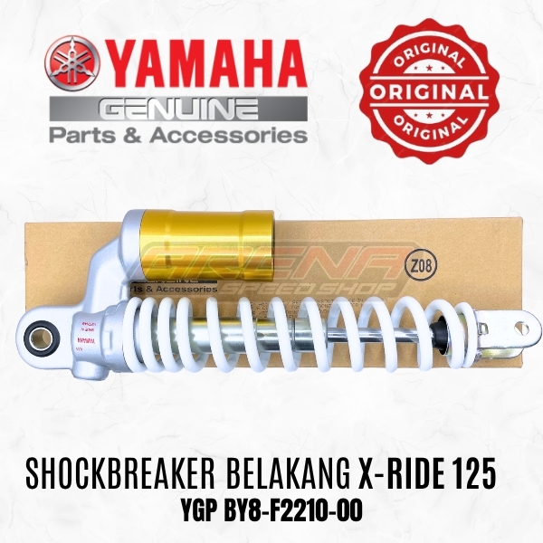 YGP BY8-F2210-00 Shock Absorber Assy X-Ride 125 335mm - Shock Tabung X Ride 115 Original Yamaha