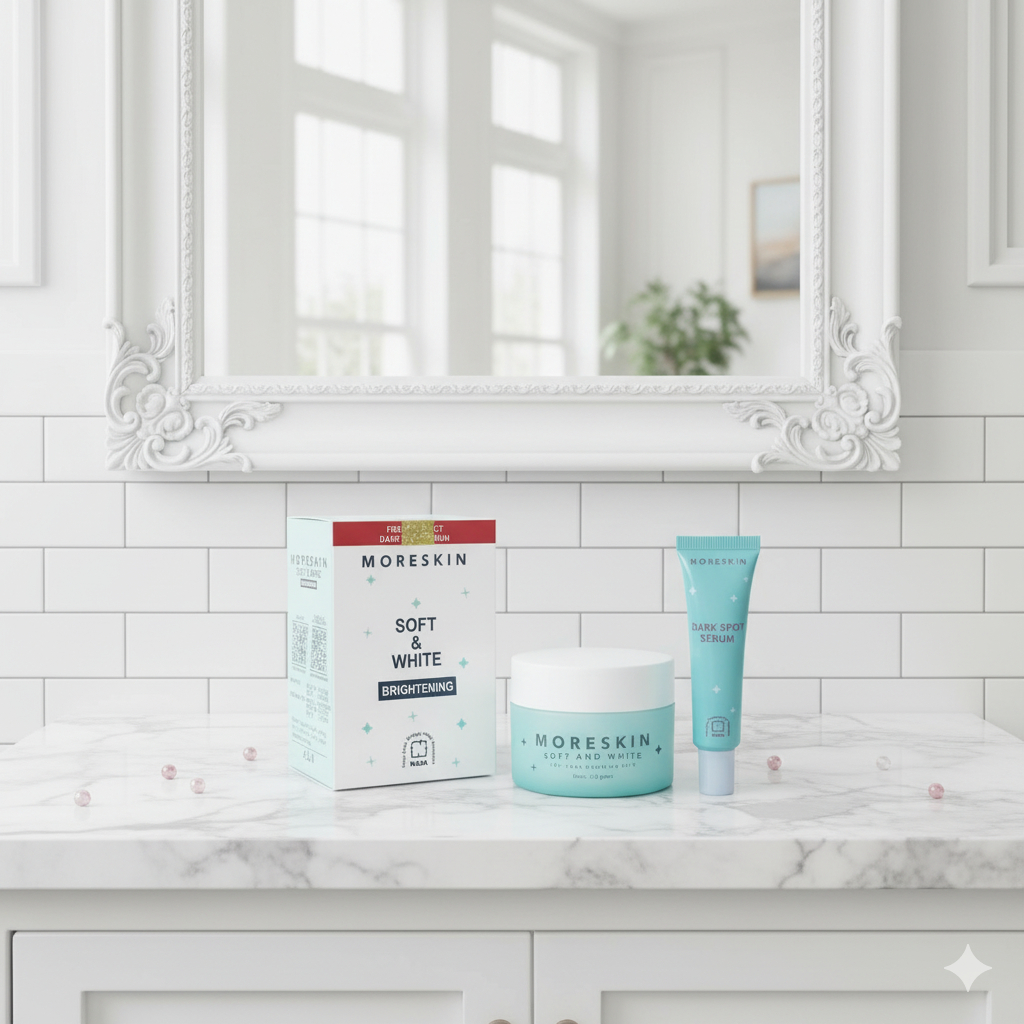 Moreskin Soft & White Paket Glowing Murah Produk NASA Ori 100%
