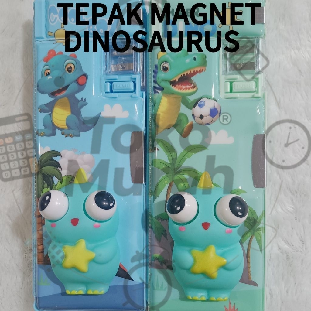 TEPAK MAGNET DINOSAURUS MAINAN ANAK TEPAK DINO TEPAK MAGNET TEPAK PENSIL RAUTAN TEPAK PENSIL CANGGIH