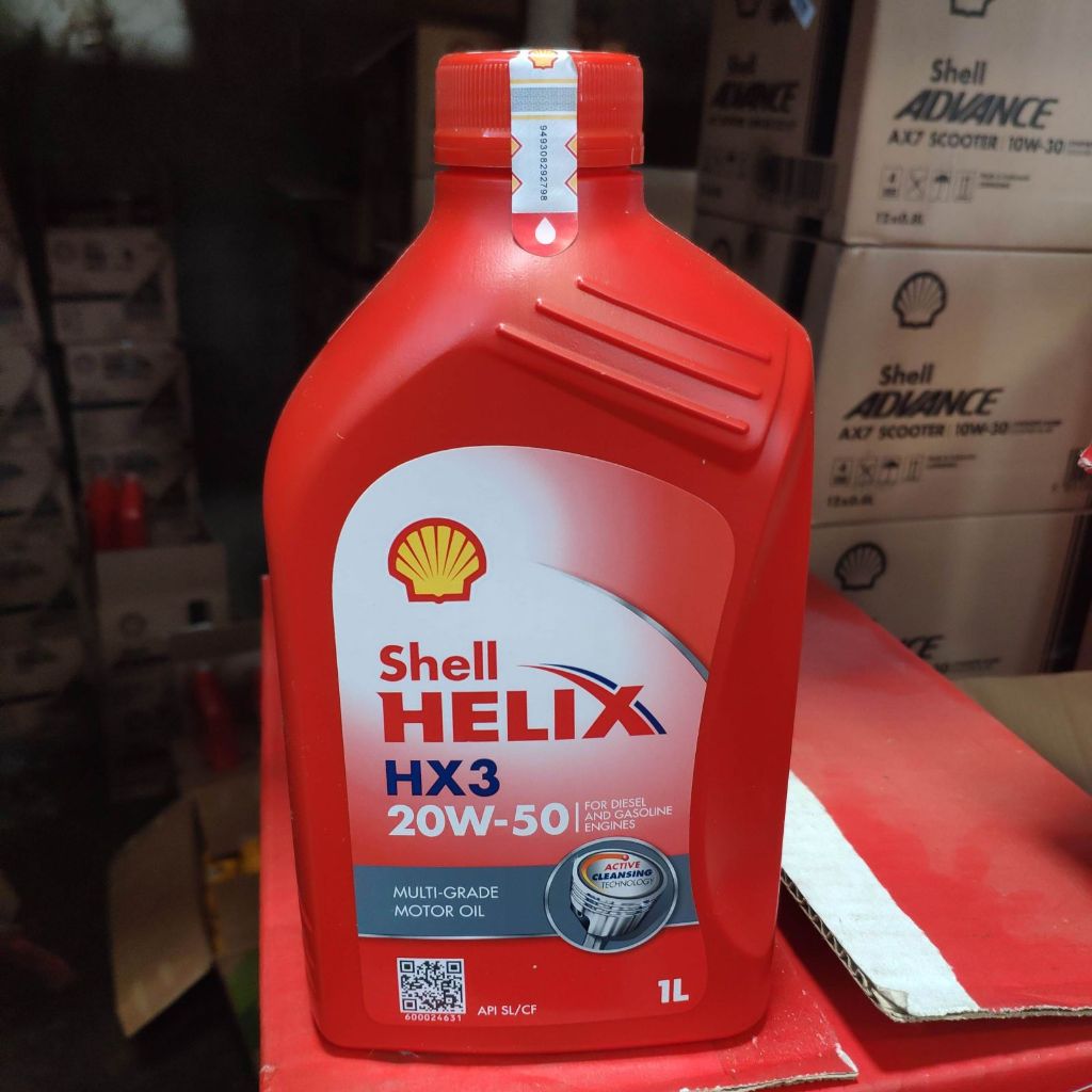 Oli Shell Helix HX3 20W-50 1L Original