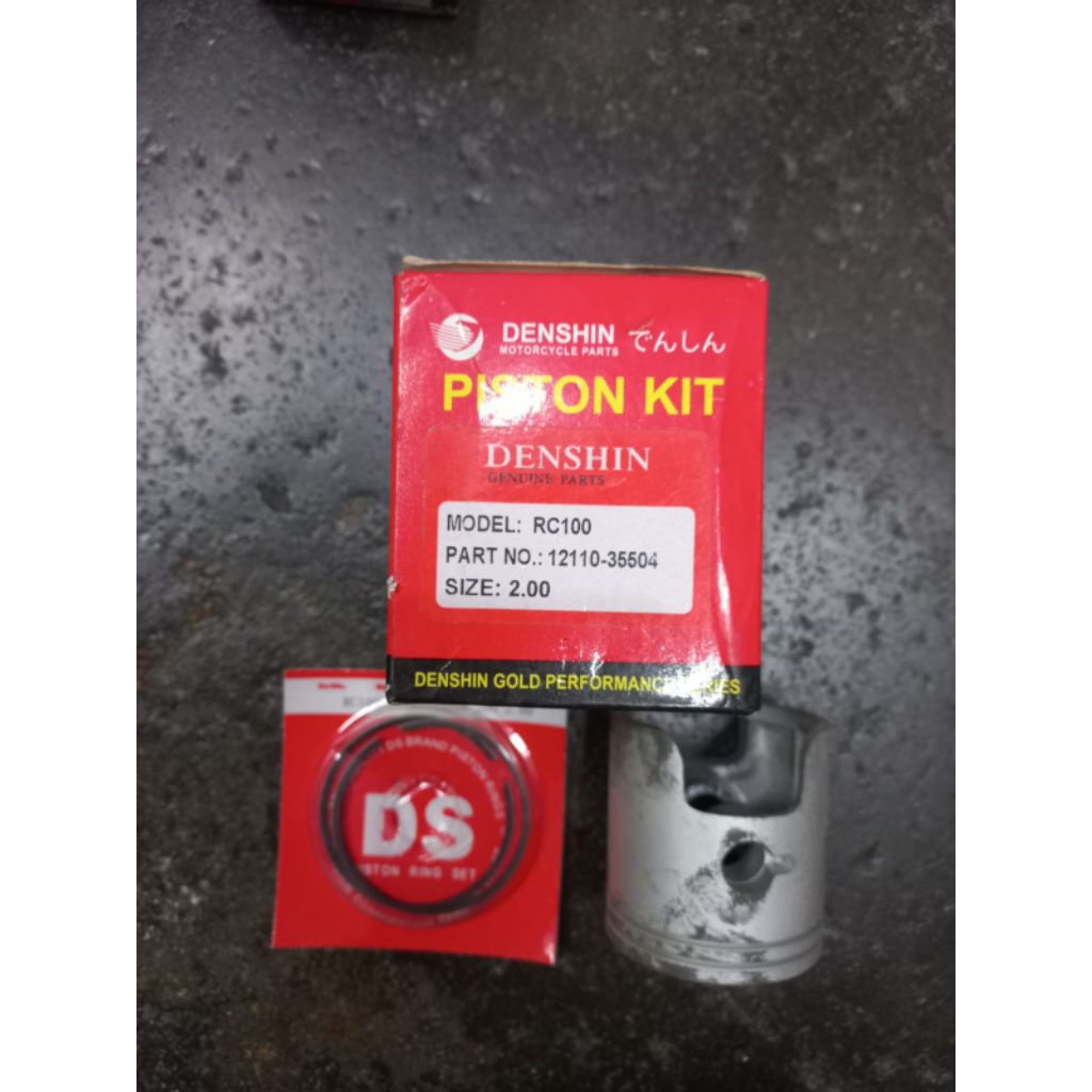 piston dan ring RC 100 OS 200 denshin
