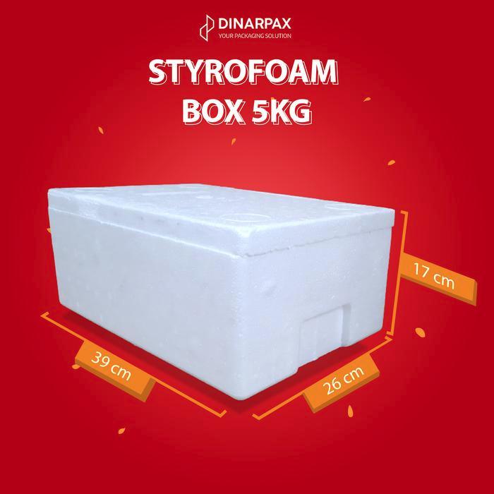 New Styrofoam box kecil / Styrofoam DinarBox / Fish Box 5KG
