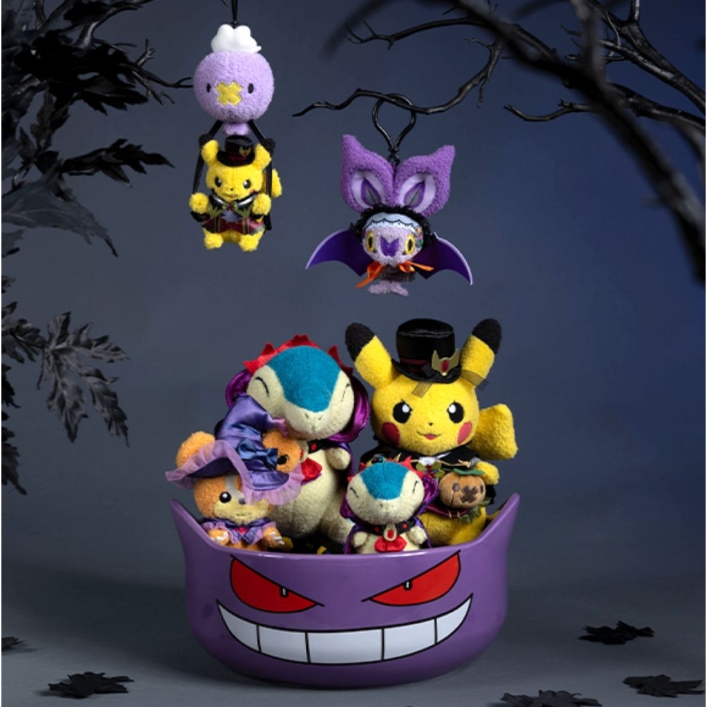 BONEKA POKEMON CENTER HALLOWEEN GHOST 2025 LIMITED PLUSH POKCEN GANCI Boneka Plush Doll boneka plush