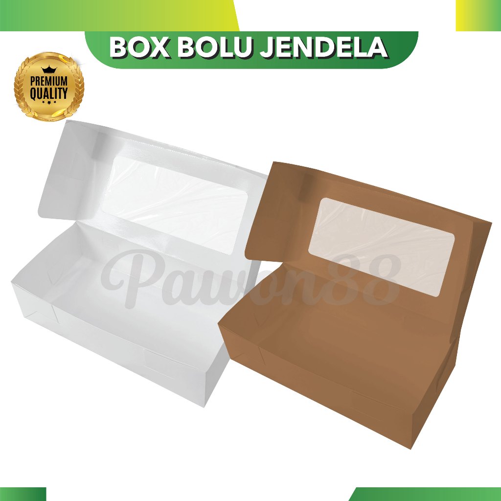Box Kue - Kotak Kue BOLU  Serbaguna - 22,5x11x6 cm
