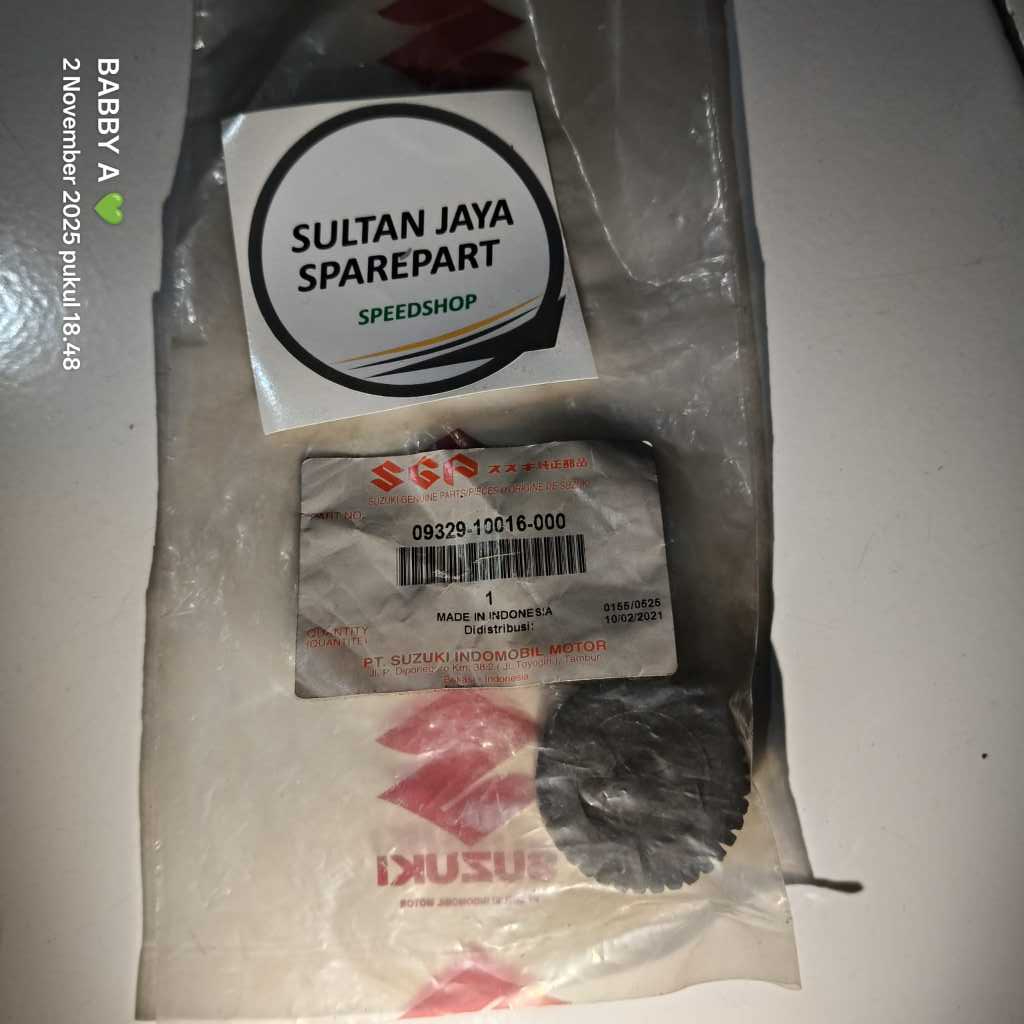 KARET GANJEL BULAT DUDUKAN TANGKI TENGKI DEPAN TS 125 ORI SUZUKI SGP 09329-10016-000