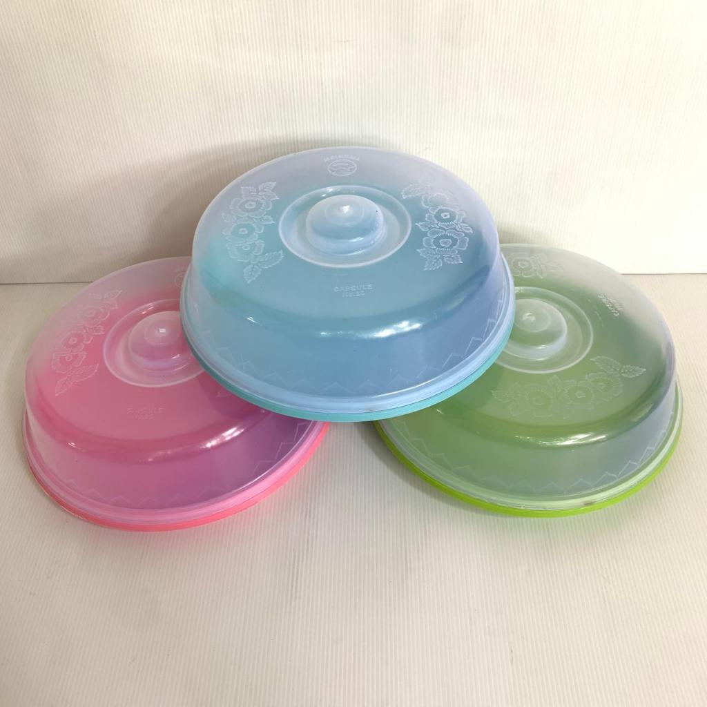 Kapsul Segi Kotak / Bulat Roti Tawar-Persegi Plastik Aesthetic / Tempat Kue Bolu Sultan / Display Ma
