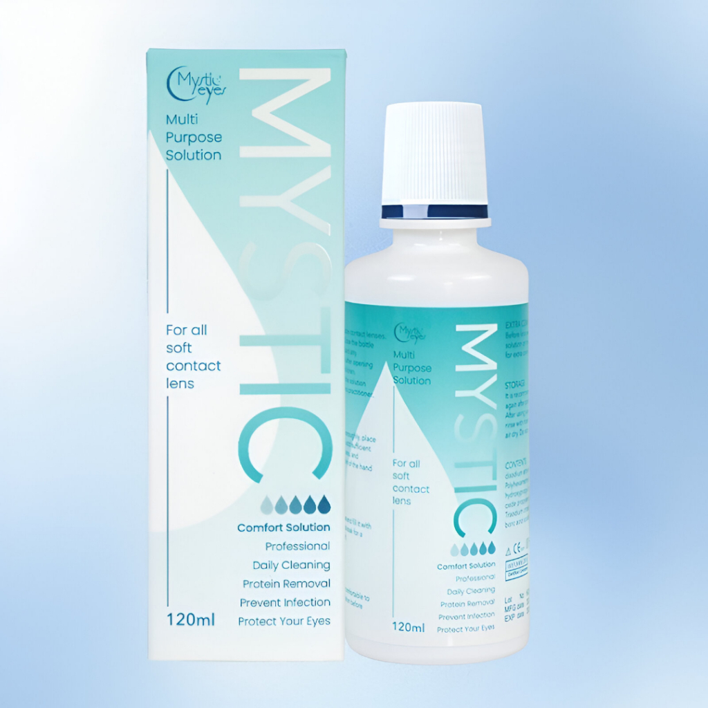 Mysticeyes Air Softlens Solution 120ml Cairan Pembersih Perendam Softlens Original BPOM Aman Nyaman