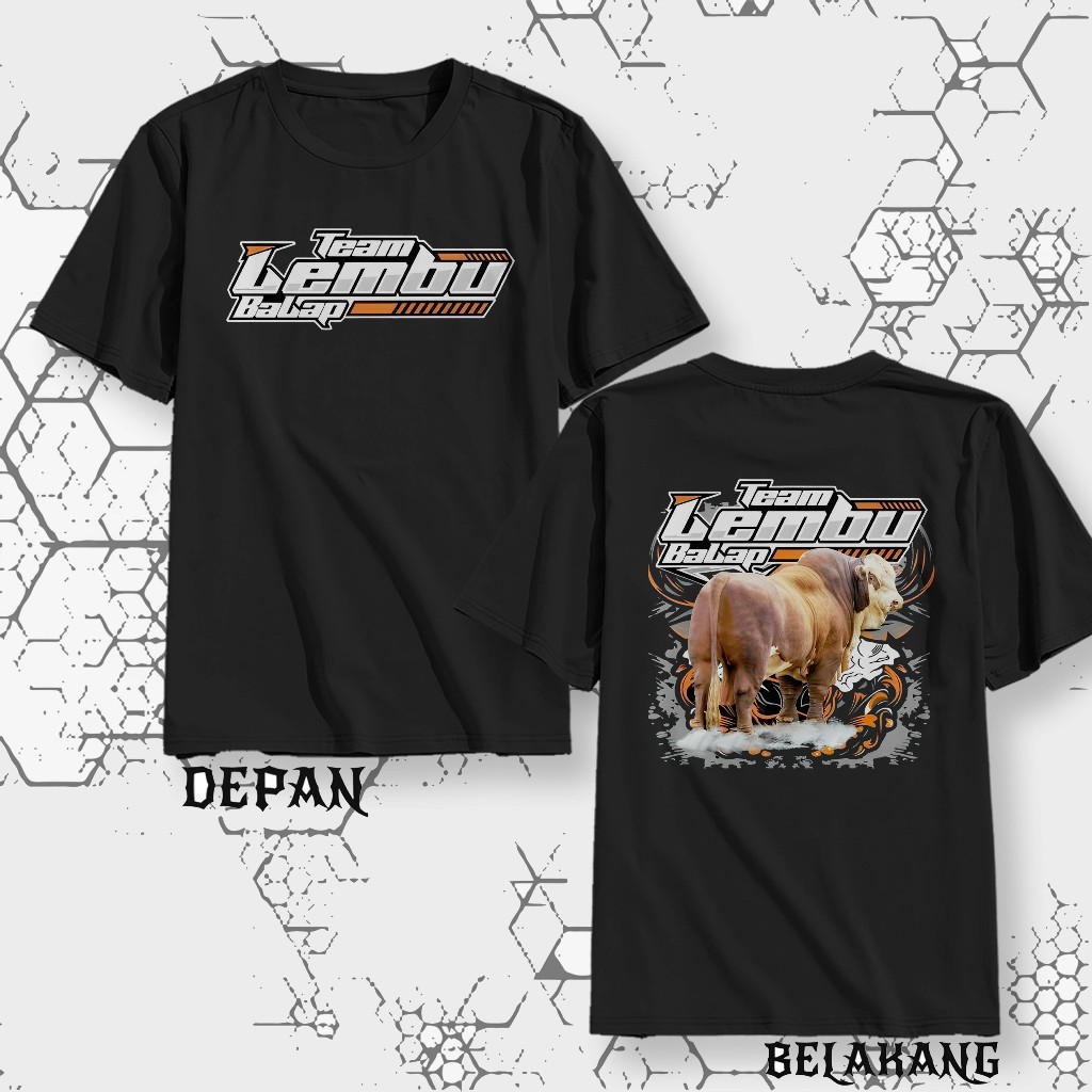 Kaos Pria Team Lembu Balap Kaos Distro Pria Keren Baju Kaos Pria Dan Wanita Dewasa Kaos Kece Kaos Ra
