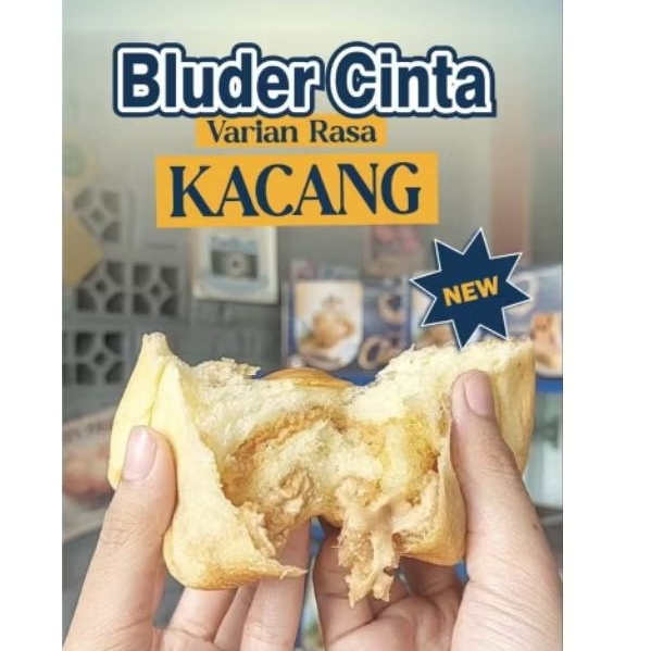 Roti Bluder Cinta Rasa KACANG Oleh oleh Khas Kota Madiun Jawa Timur Asli Lembut Enak Empuk Jajanan K
