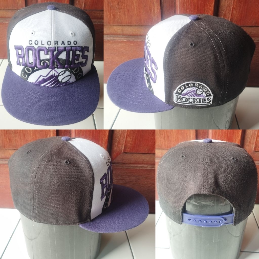 Topi snapback vintage 47 Colorado Rockies second preloved