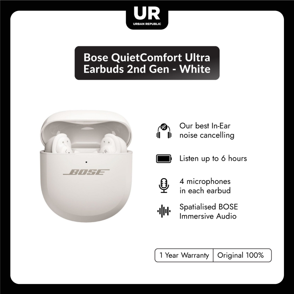 Bose QuietComfort Ultra Earbuds 2nd Gen - White