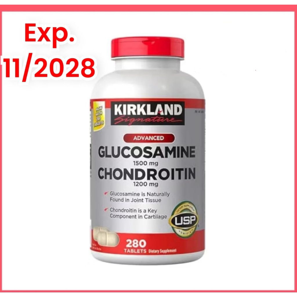 Kirkland Signature Advanced Glucosamine 1500 mg Chondroitin 280 Tablet