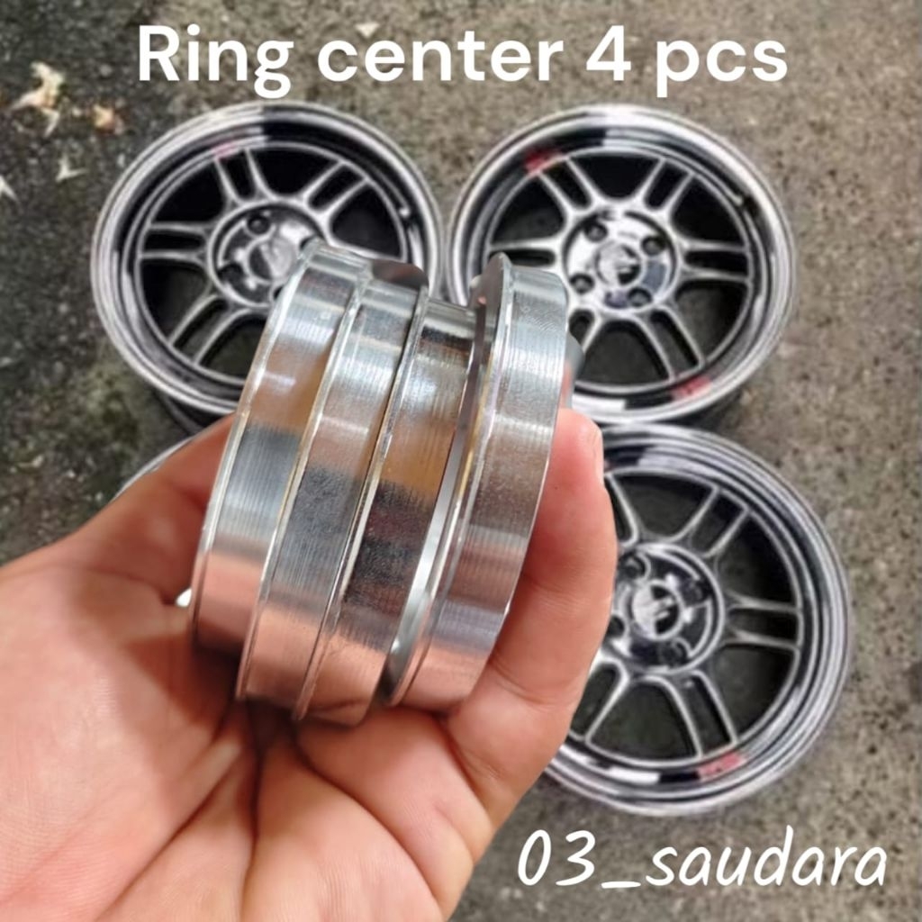 Ring Center Velg Mobil 56,6x73,1 (isi 4pcs) untuk All wulling (kecuali confero), chevrolet spin.