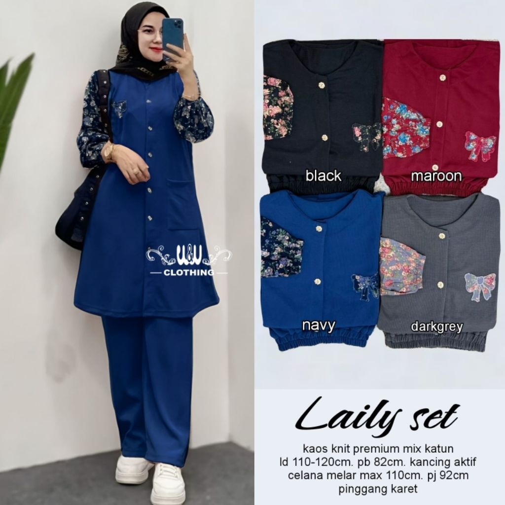 ruce laily setelan tunik dan celana by w&w marsela long tunik garis garis long tunik kaos striped ce