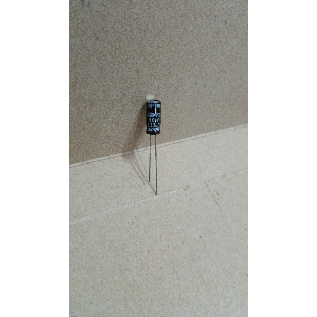 6668 kapasitor elco 0.33uf 0,33uf 0.33 0,33 uf 0u33 50v samwha jepang