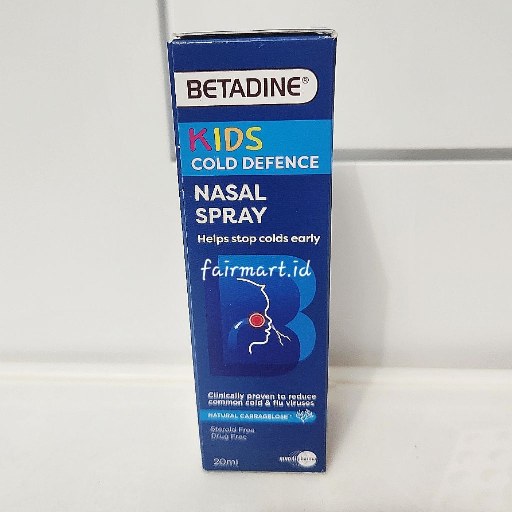 BETADINE Kids Cold Defence Nasal Spray Kids 20ML Obat Semprot Hidung Flu Anak
