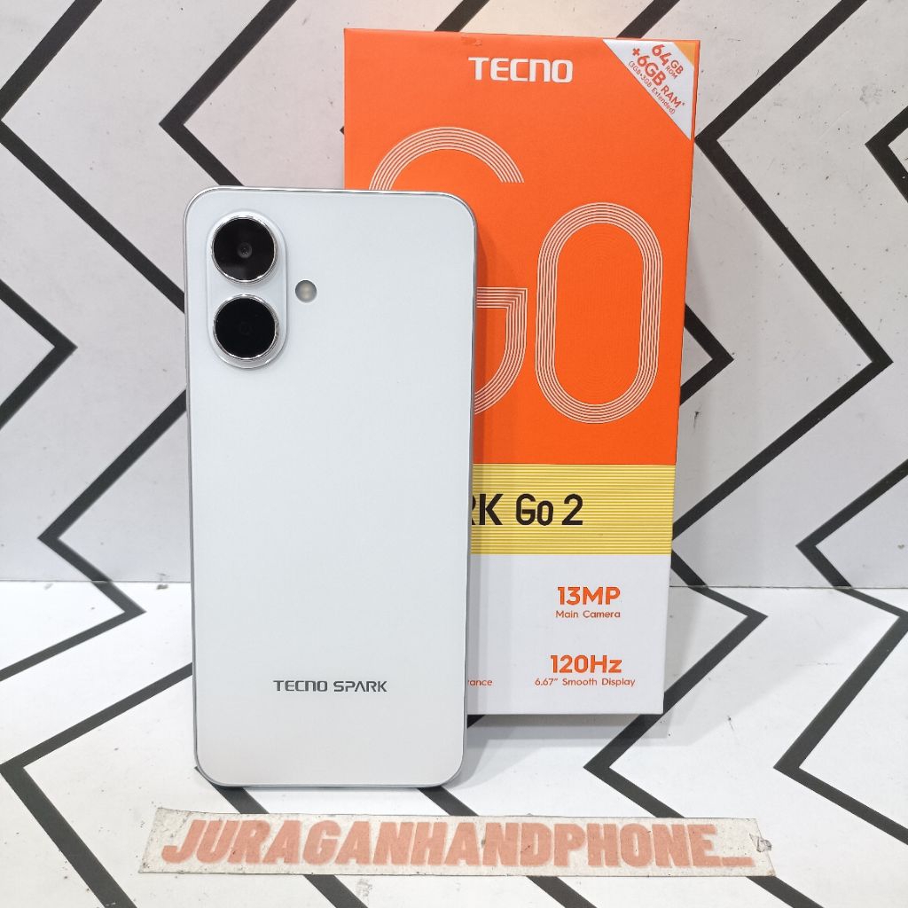 TECNO SPARK GO 2 3/64GB HP BEKAS SECOND FULLSET