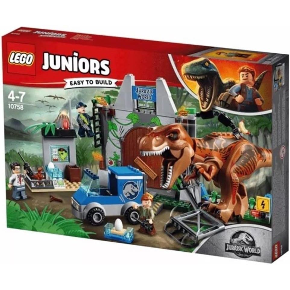 LEGO Jurassic World - 10758 T-rex Breakout Set Juniors Building Kid Toy Jurasic