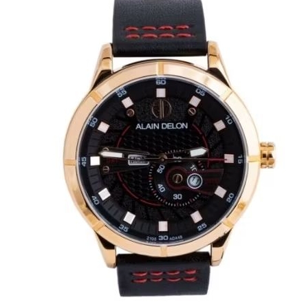 Alain Delon AD448-1535 black rosegold pria original