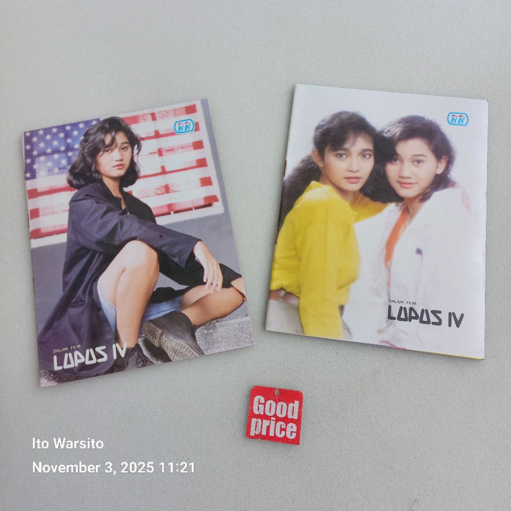 Buku tulis cover Nike Ardilla set 2 buku