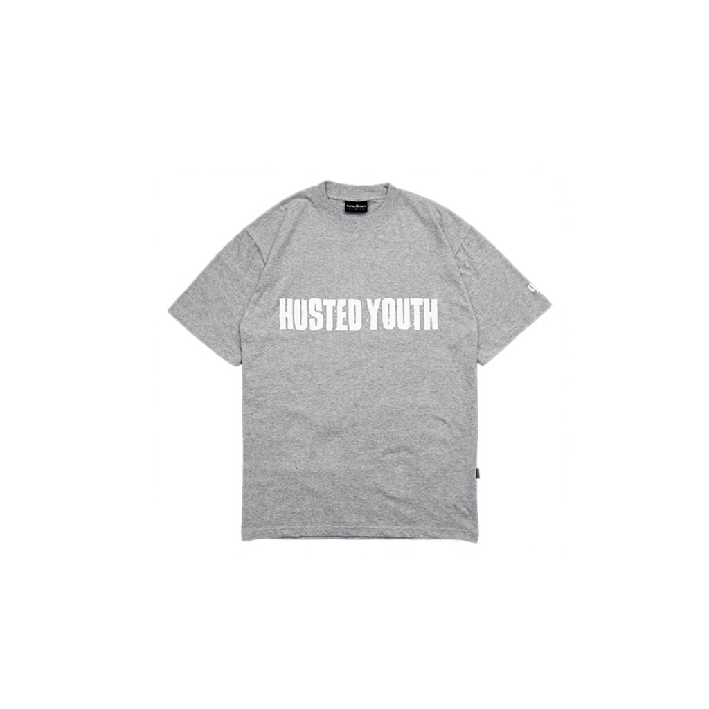 HUSTED YOUTH - BASTA GREY T-Shirt