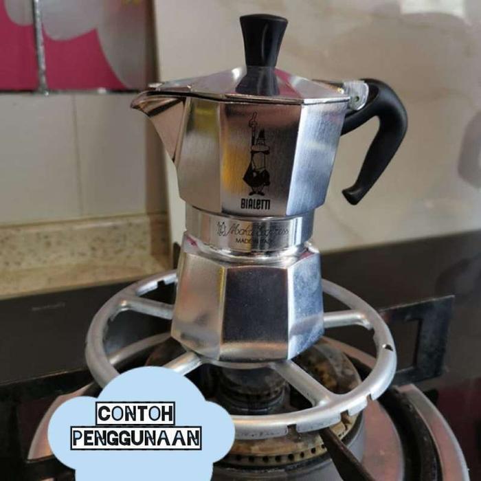 Alas Tatakan Kompor Panci Mini Bulat Besi Universal