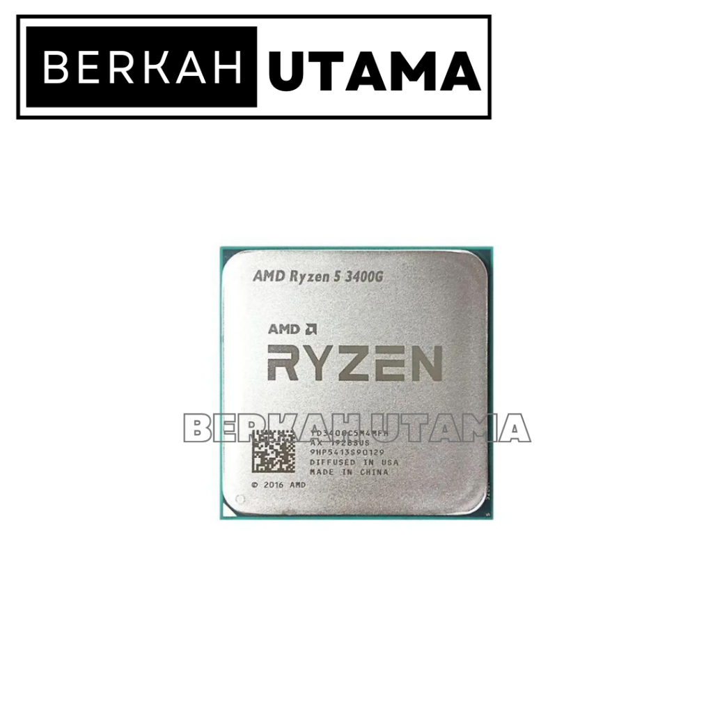 AMD RYZEN 5 3400G TRAY RADEON RX VEGA 11 GRAPHICS 4 CORE 3.7 GHz AM4